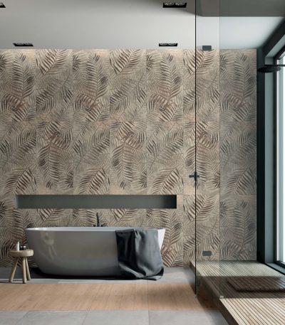 PIASTRELLE-RIVESTIMENTO-GRES-BAGNO-PORCELLANATO-SFONDI-BRONZE-FERN