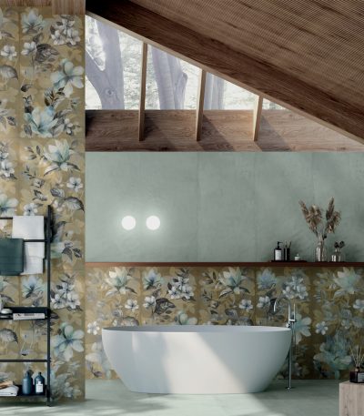 PIASTRELLE-RIVESTIMENTO-GRES-BAGNO-PORCELLANATO-SFONDI-FIORE-ORO