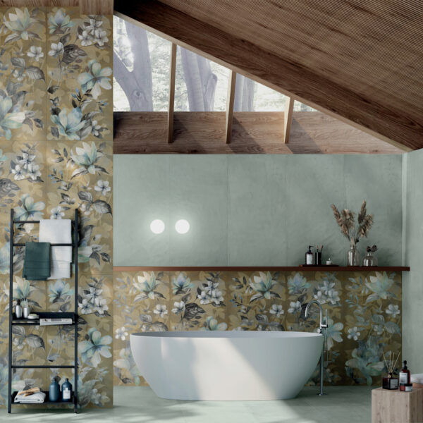 PIASTRELLE-RIVESTIMENTO-GRES-BAGNO-PORCELLANATO-SFONDI-FIORE-ORO